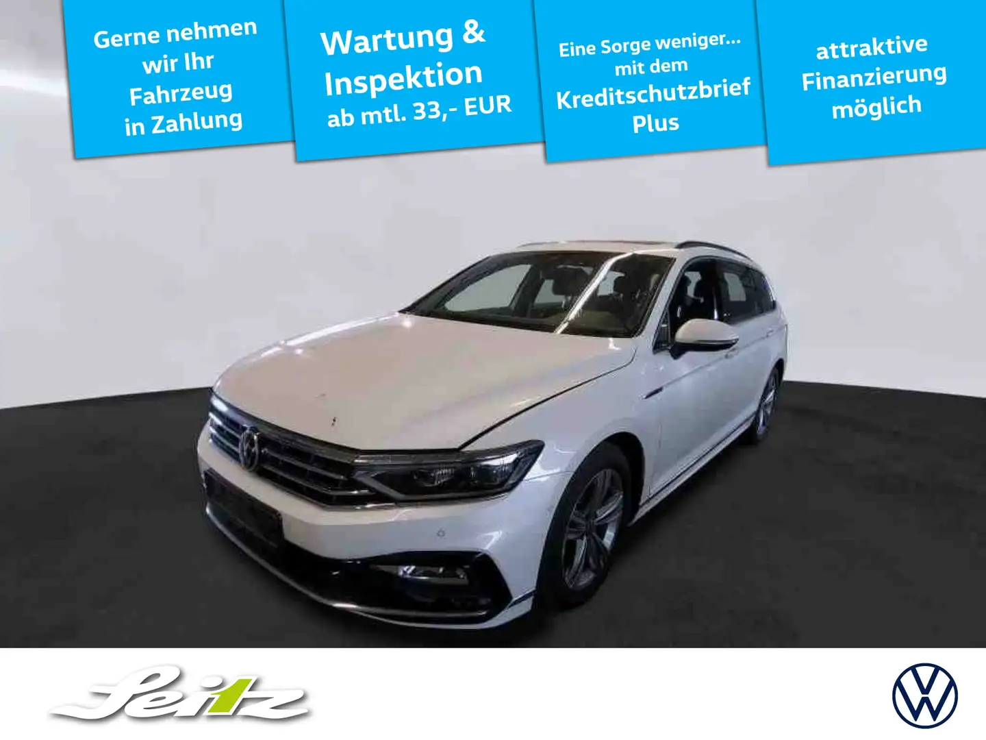 Volkswagen Passat Variant 2.0 TDI 4M Business *AHK*PANO*STANDH* Blanco - 1