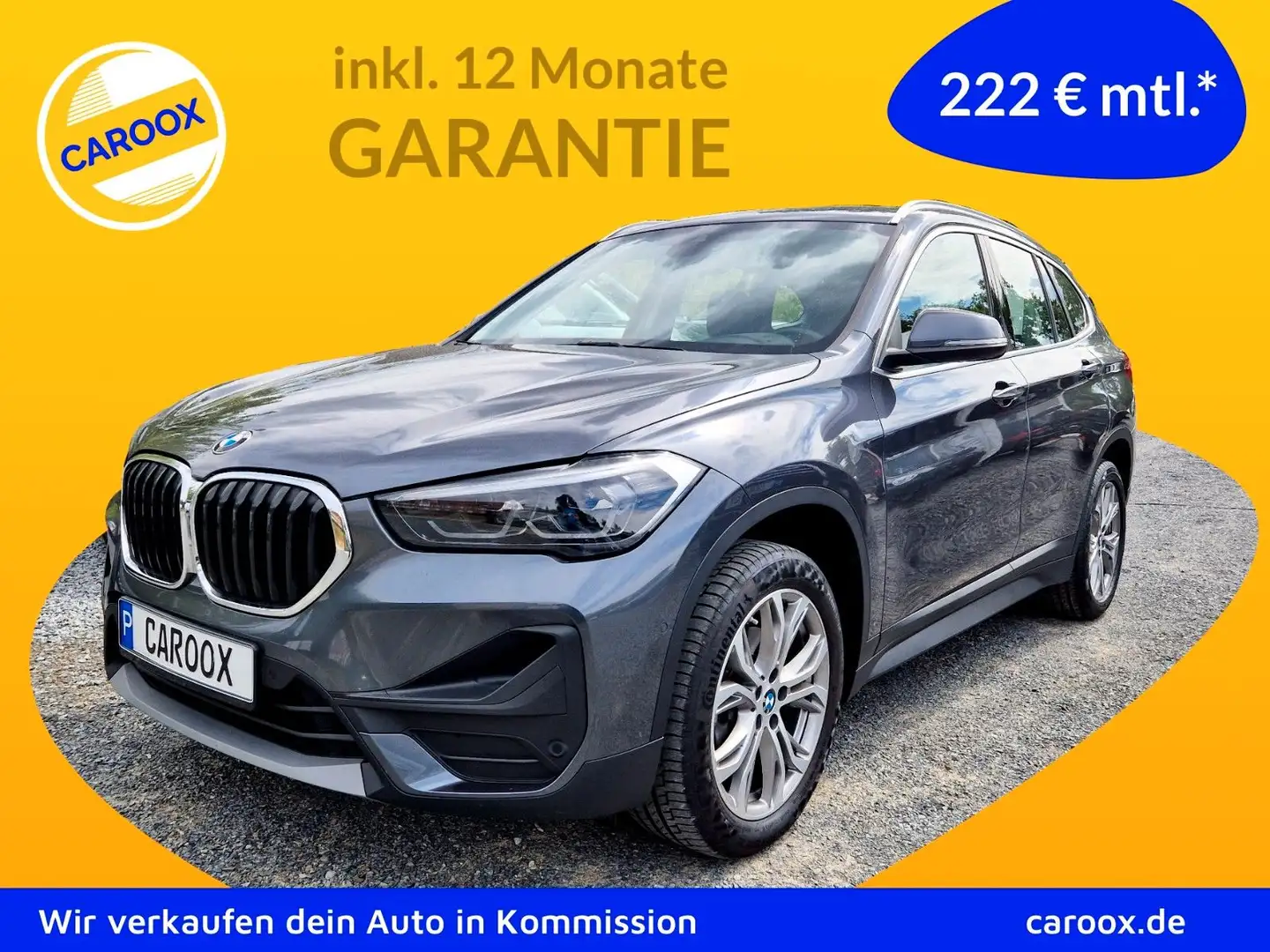 BMW X1 sDrive 18d Advantage AT ACC KAMERA 1.HAND Grijs - 1