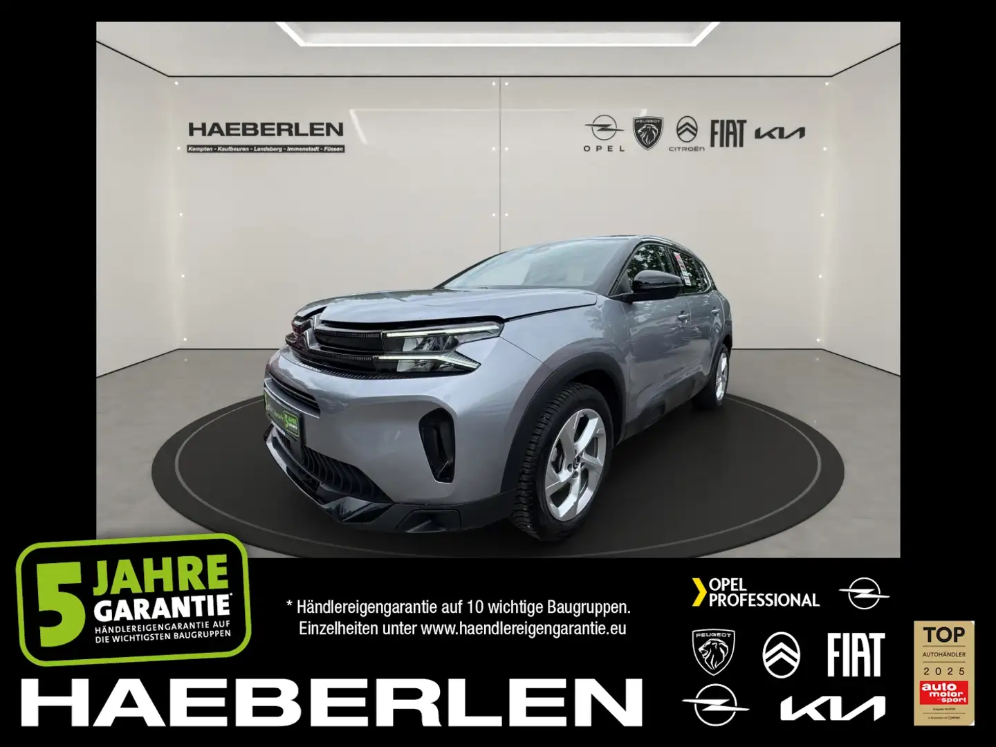 Citroen C5 Aircross 1.2 PureTech 130 YOU *Navi+Sitzheiz* Grijs - 1