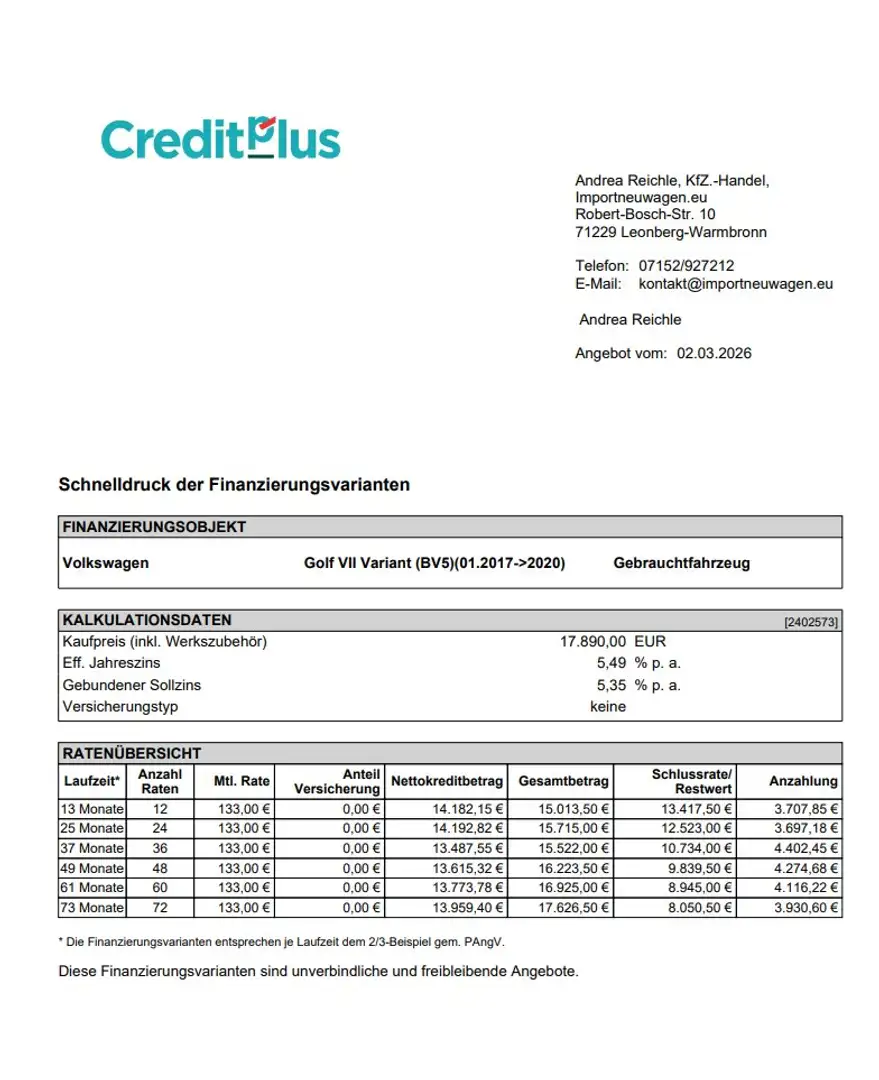 Volkswagen Golf Variant VII Highline 1.5 TSI App-Connect+ergoActive+LED..! Gris - 2