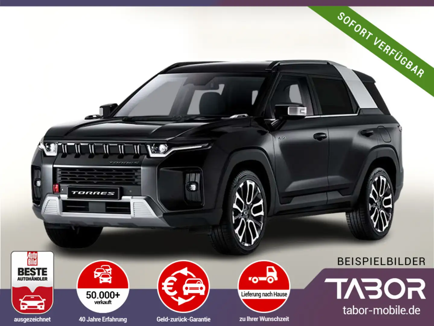 KGM Torres 1.5 T-GDi 163 LED Kam PDC 9"-DAB CarPlay Black - 2