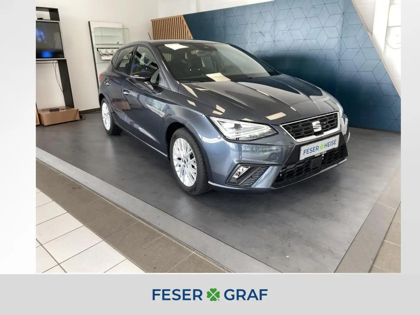 SEAT Ibiza FR 1.0 TSI LED/Navi/Sitzhzg./Full-Link/DAB+ Gris - 1
