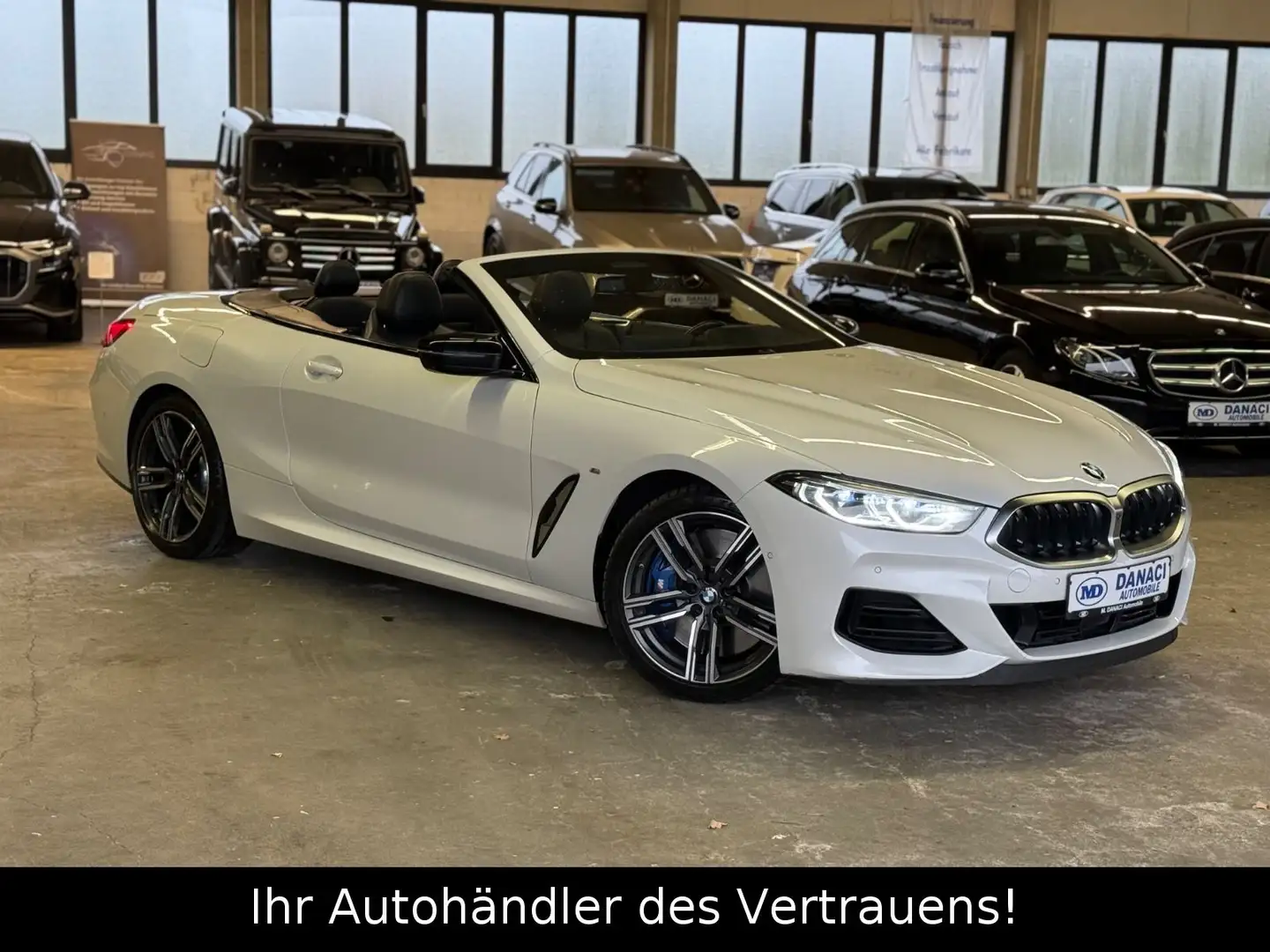 BMW M850 i Cabrio xDrive*Laser*360*HUD*Sitz Kühlung Blanc - 1