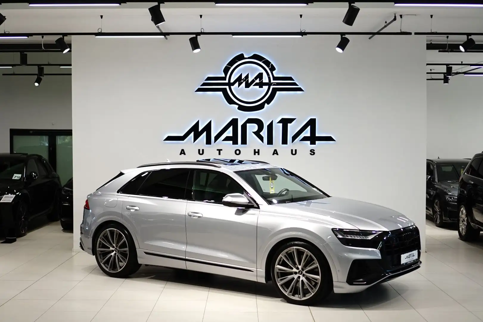 Audi SQ8 4.0|RS-SITZ|ACC|LUFTF|MEMORY|B&O|PANO|3D-KAM Ezüst - 1
