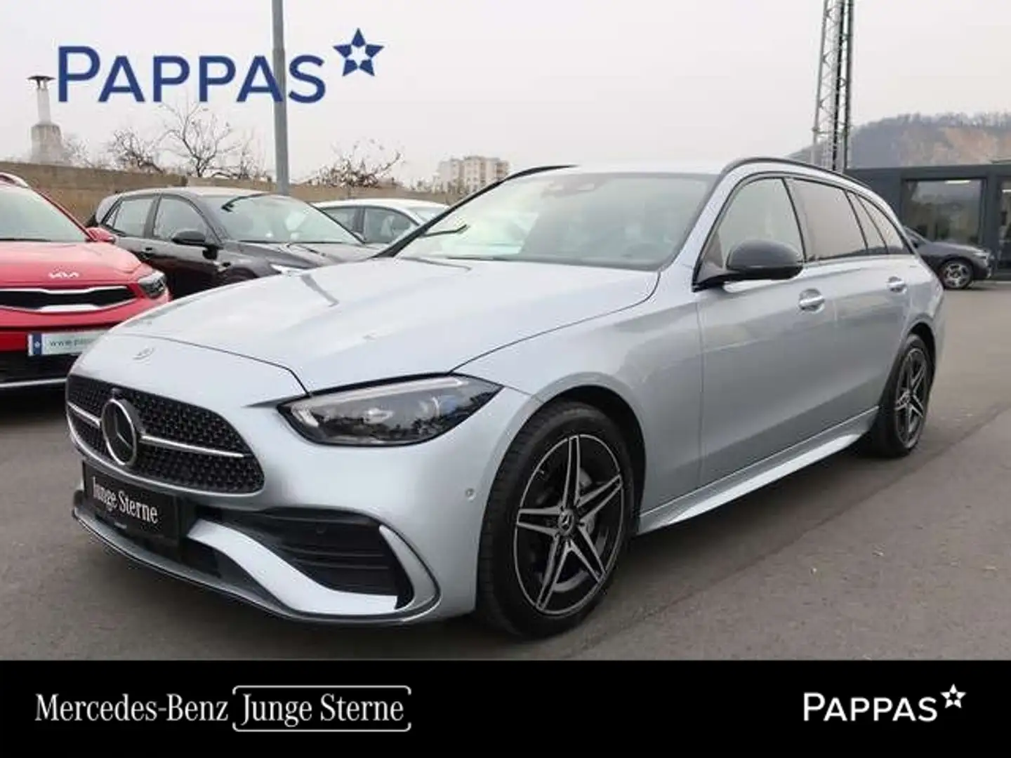 Mercedes-Benz C 300 de 4MATIC T-Modell Totw PTS Navi Cam AHK Silber - 1