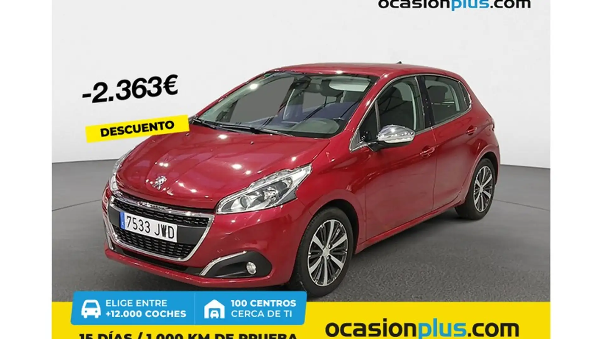 Peugeot 208 1.2 PureTech S&S Allure EAT6 110 Rouge - 1