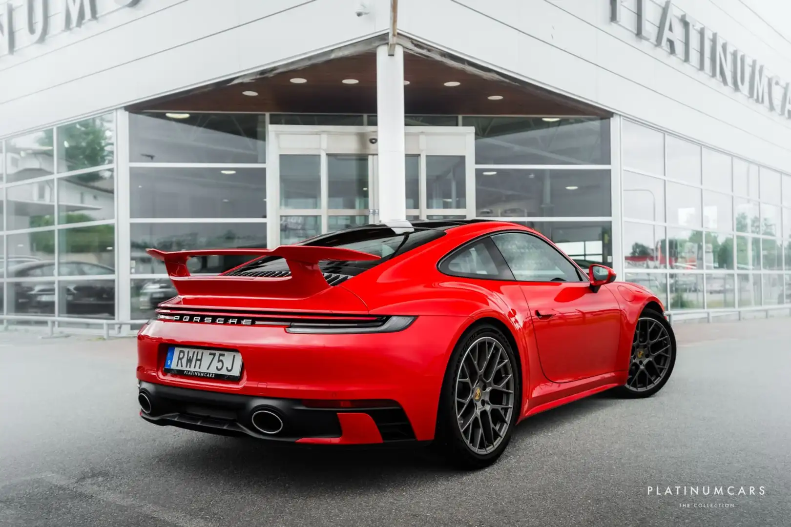Porsche 911 type 992 Carrera 4S 3.0 450 ch - Aerokit Rouge - 2