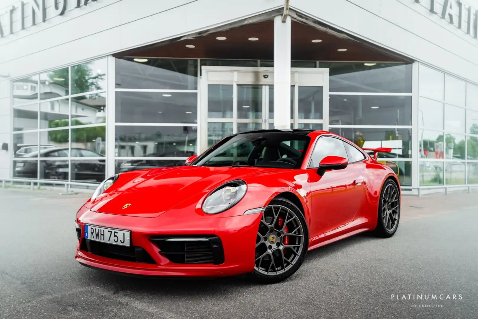 Porsche 911 type 992 Carrera 4S 3.0 450 ch - Aerokit Rouge - 1