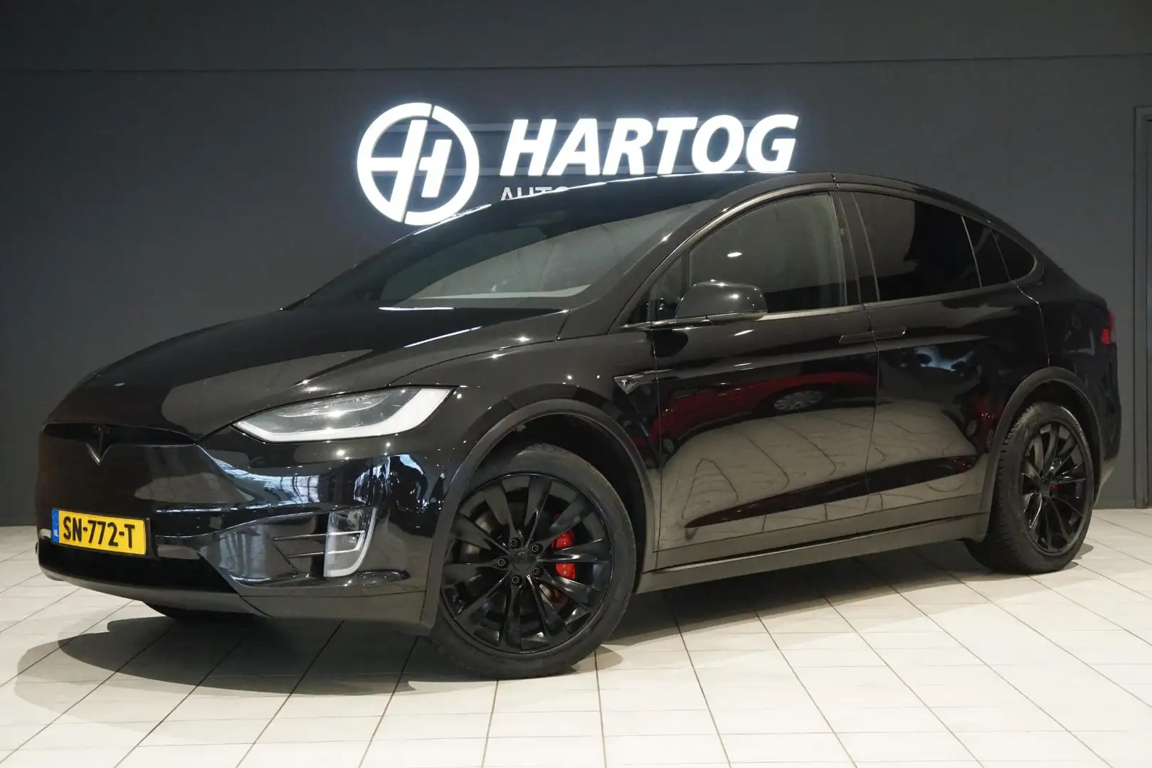Tesla Model X 100D 481PK *INCL. BTW* + AUTOPILOT Schwarz - 1