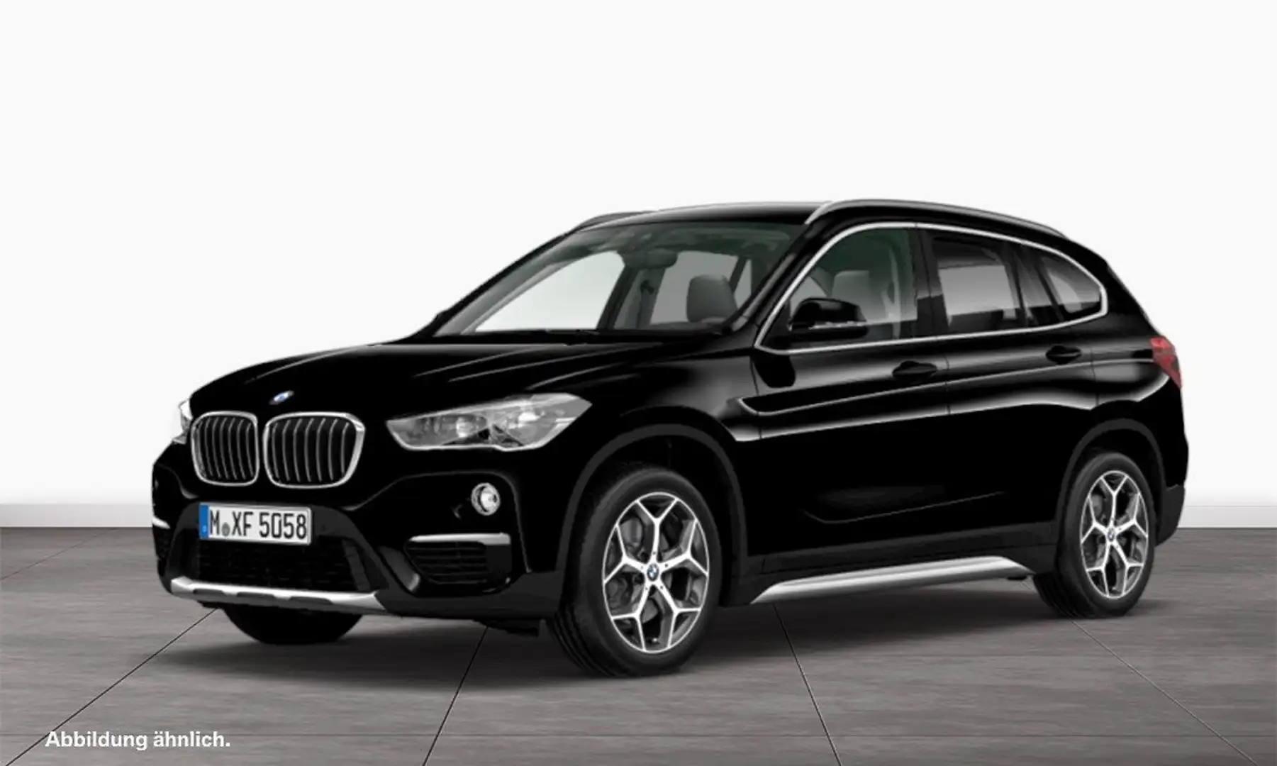 BMW X1 sDrive18i xLine LED WLAN RFK Navi Tempomat Noir - 1