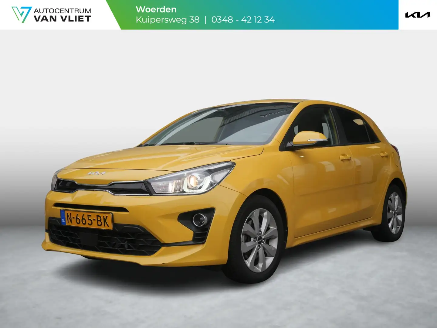 Kia Rio 1.0 T-GDi MHEV DynamicPlusLine | Cruise | Clima | Geel - 1