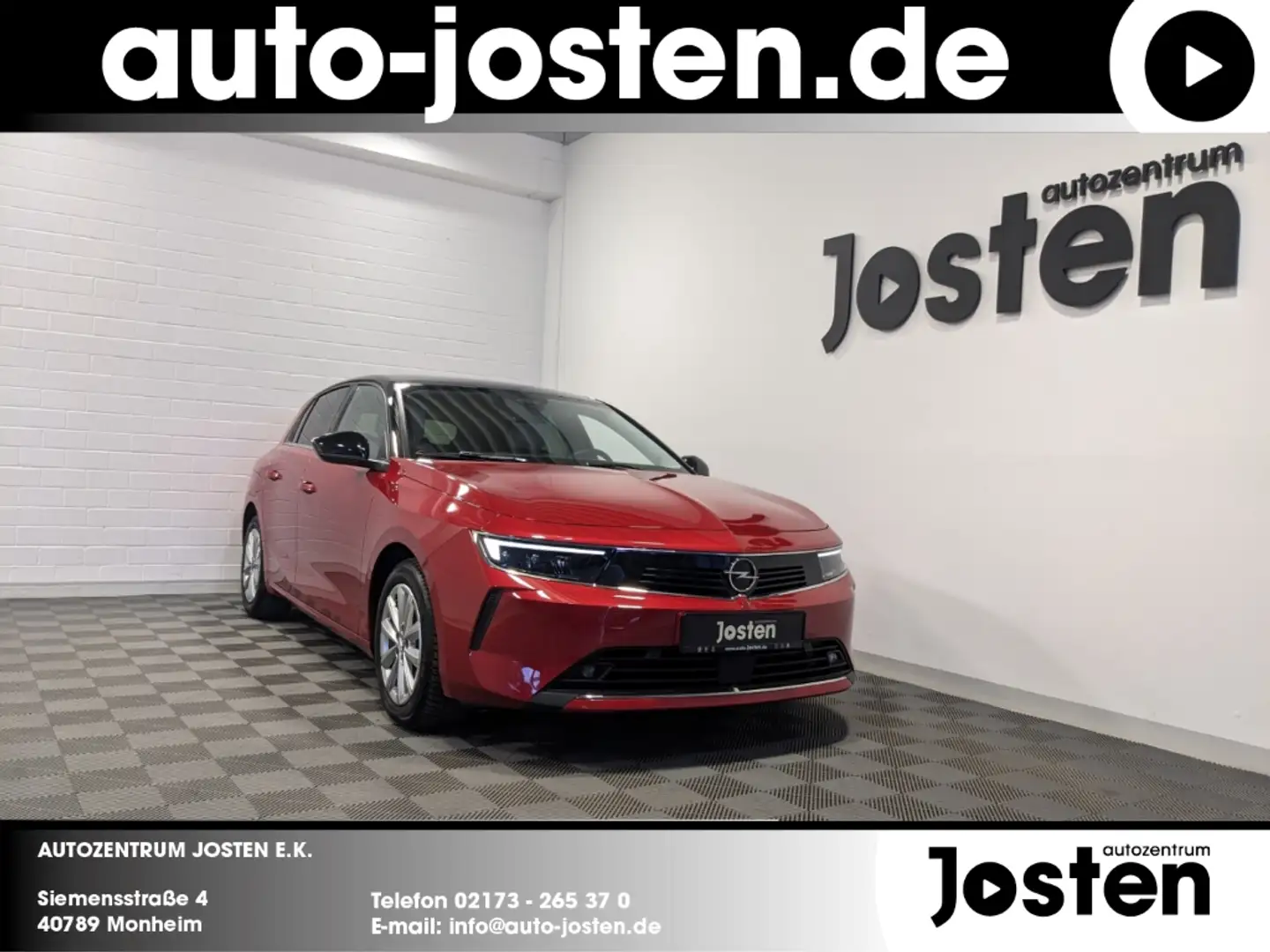 Opel Astra Elegance Lim 1.2 Turbo Navi LED ACC CarPlay SHZ Rot - 1