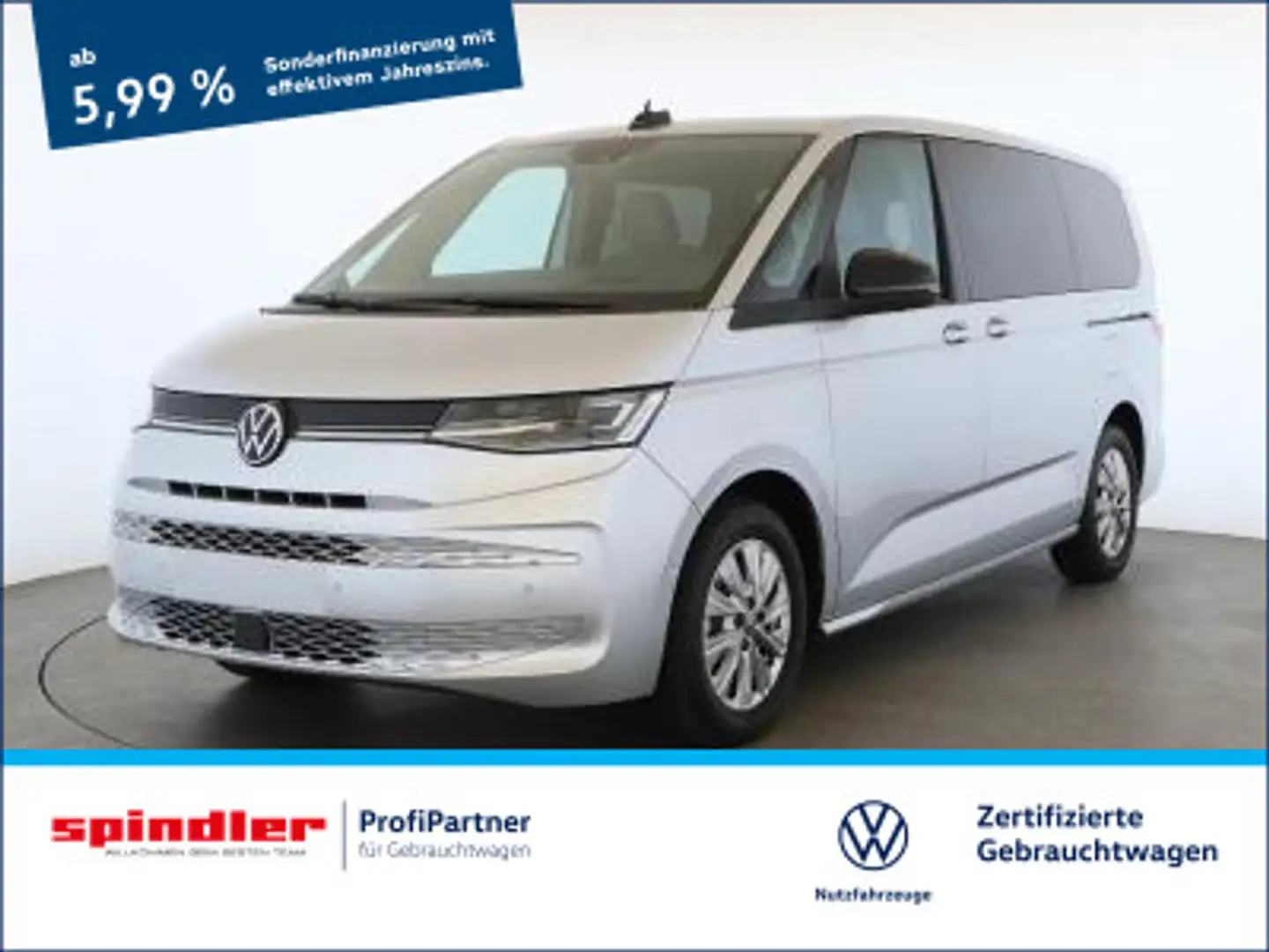 Volkswagen Multivan LÜ  Life DSG  / Pano, Matrix, 360°, AHK Silber - 1