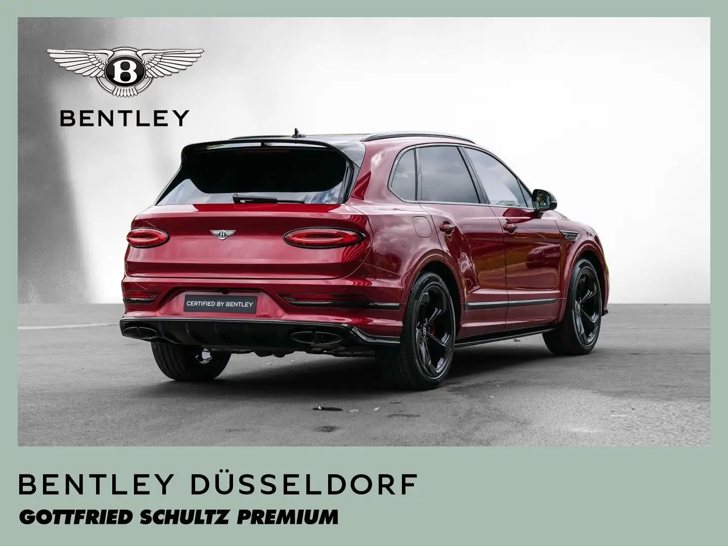 Bentley Bentayga S Hybrid // BENTLEY DÜSSELDORF Rot - 2