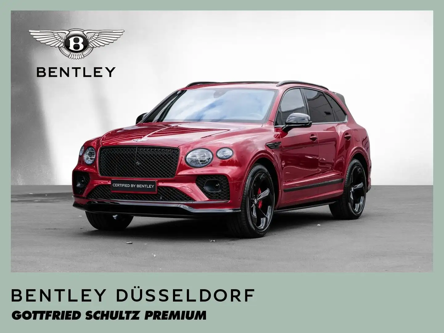 Bentley Bentayga S Hybrid // BENTLEY DÜSSELDORF Rot - 1