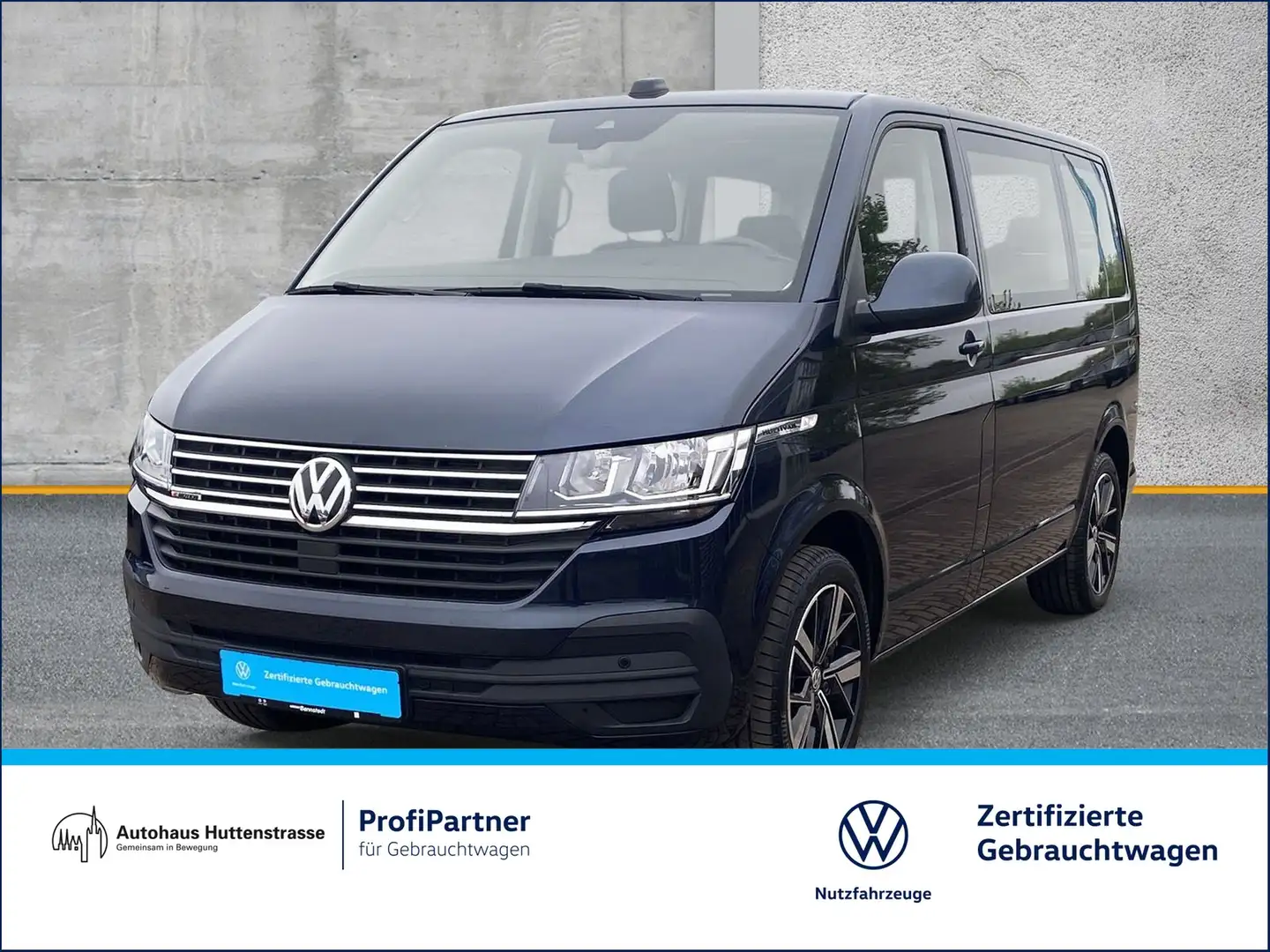 Volkswagen T6 Multivan 2.0 TDI DSG 4M STANDHZG KAMERA DCC AHK Blau - 1