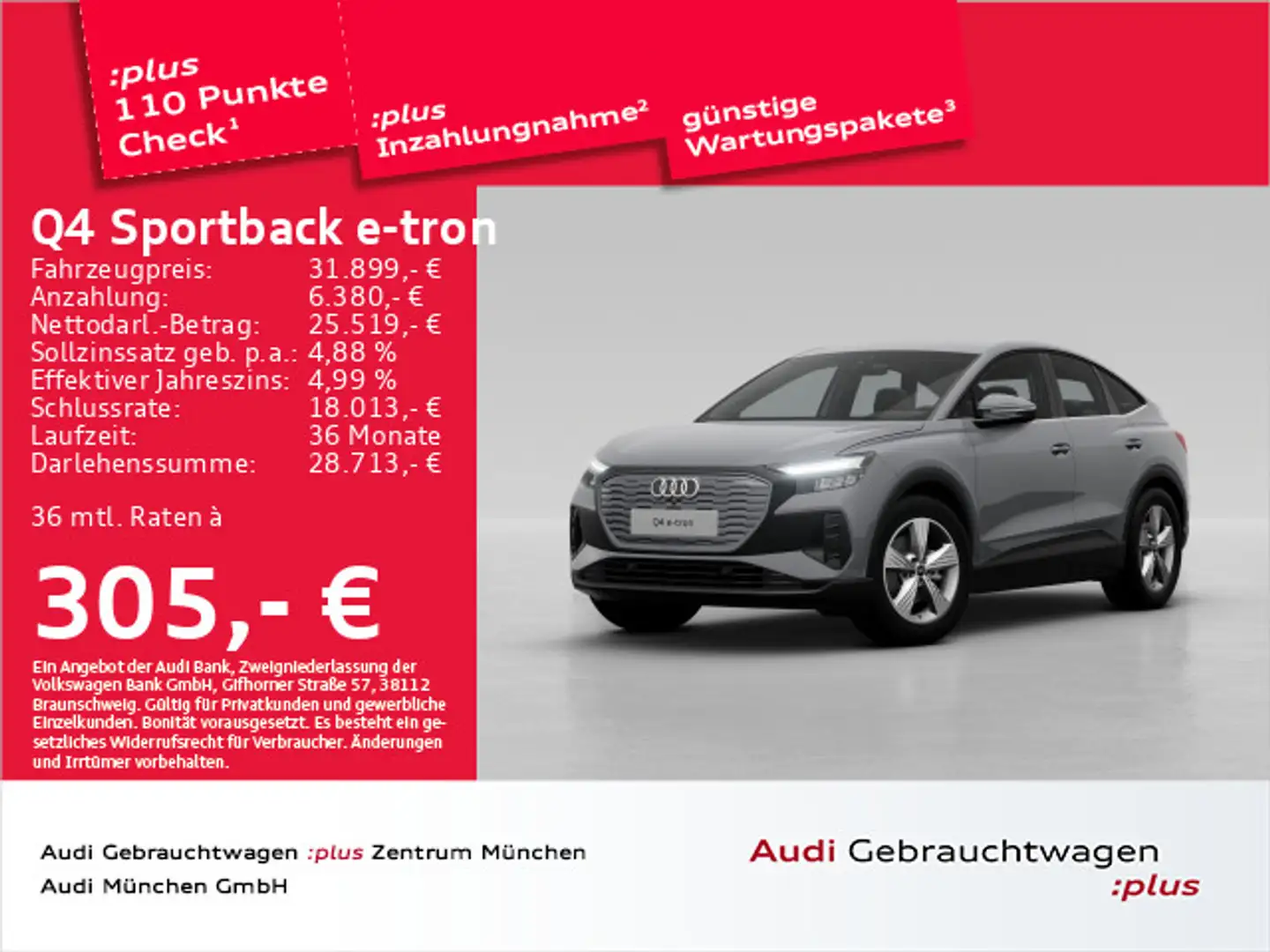 Audi Q4 e-tron 35 Navi+/Virtual Grau - 1