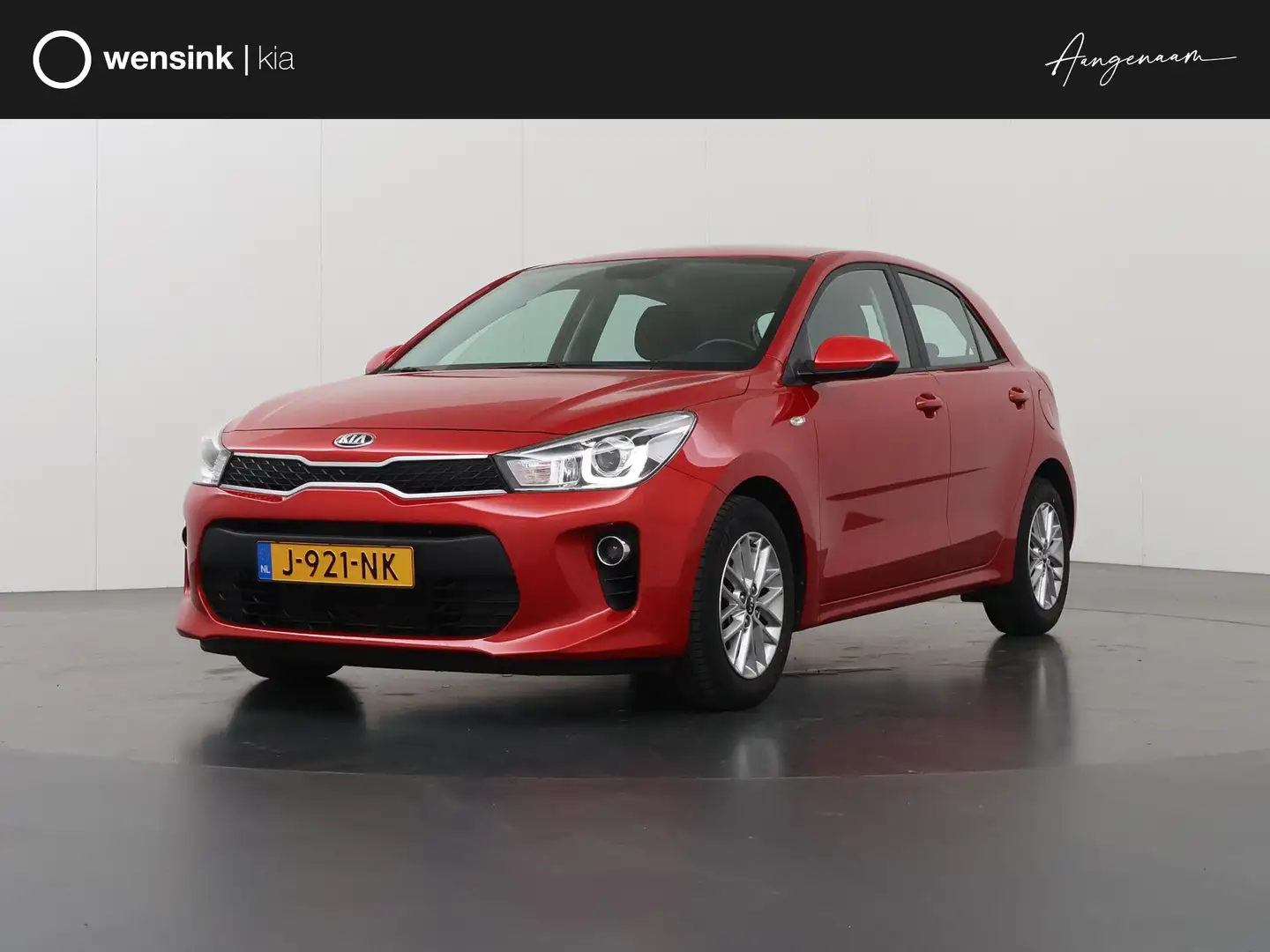 Kia Rio 1.0 TGDI DynamicLine | Navigatie | Parkeercamera | Rood - 1