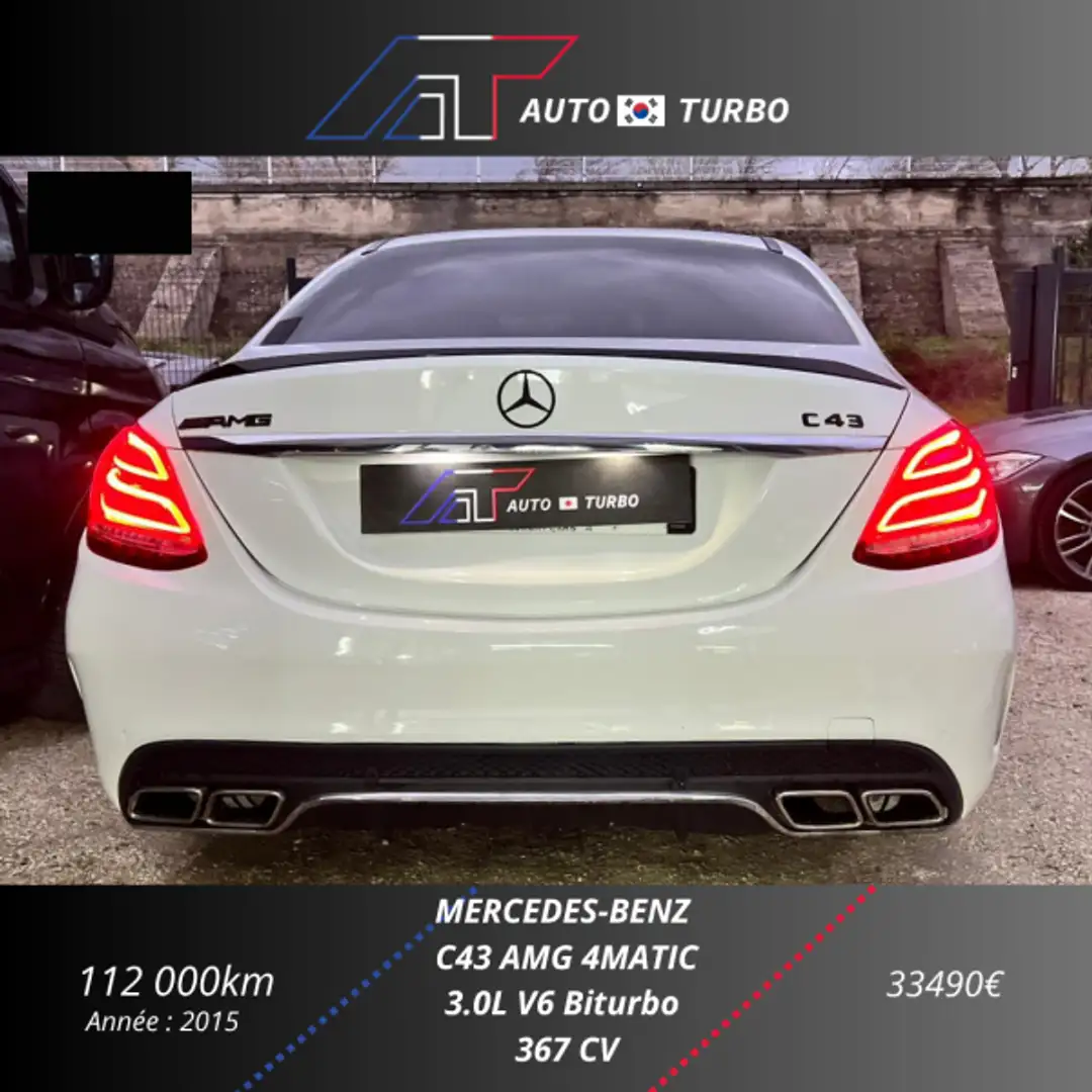 Mercedes-Benz C 43 AMG C43 AMG 4MATIC 7G-TRONIC 367cv Blanc - 2