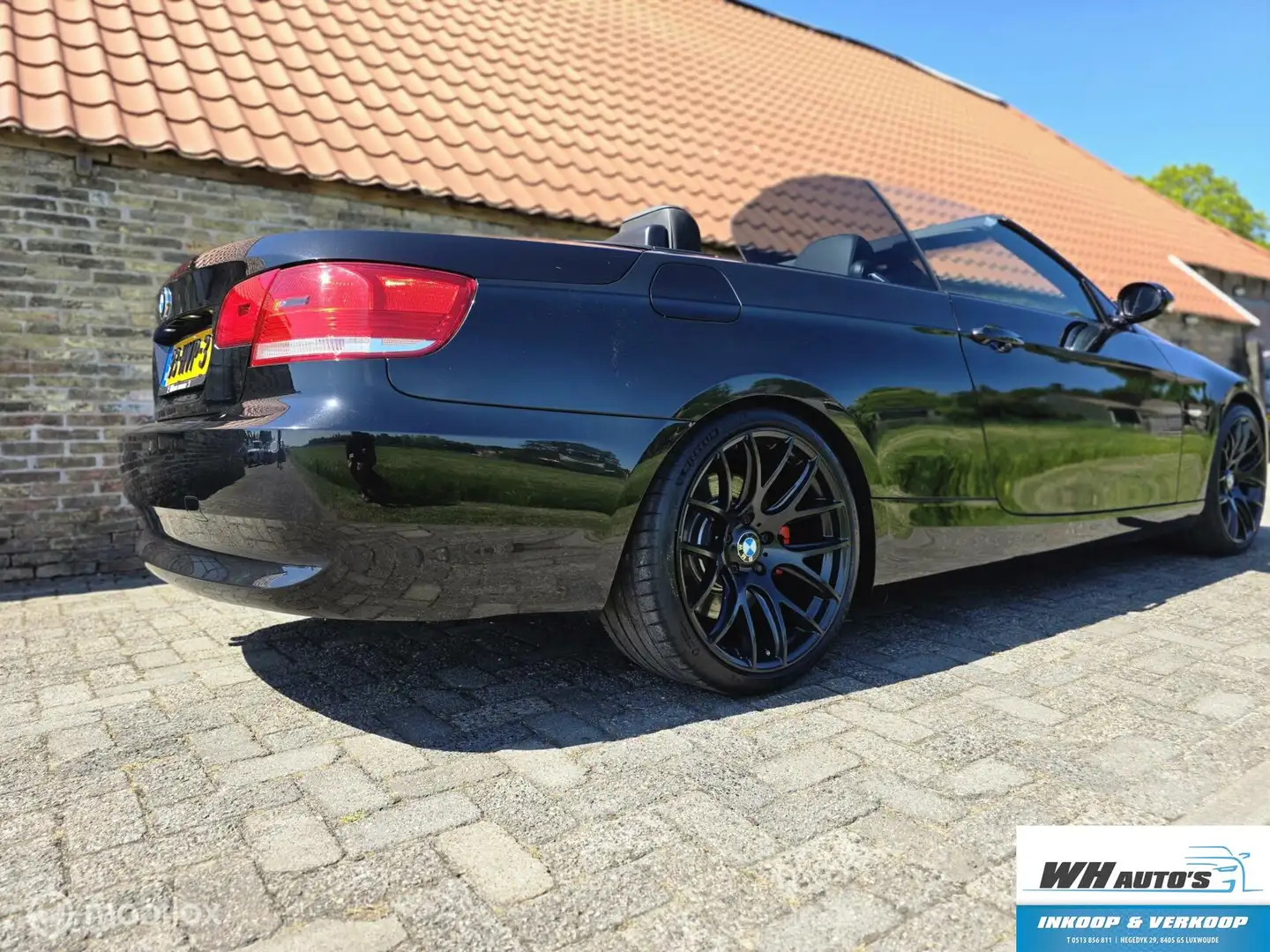 BMW 325 3-serie Cabrio 325d High Executive 140dkm Noir - 2