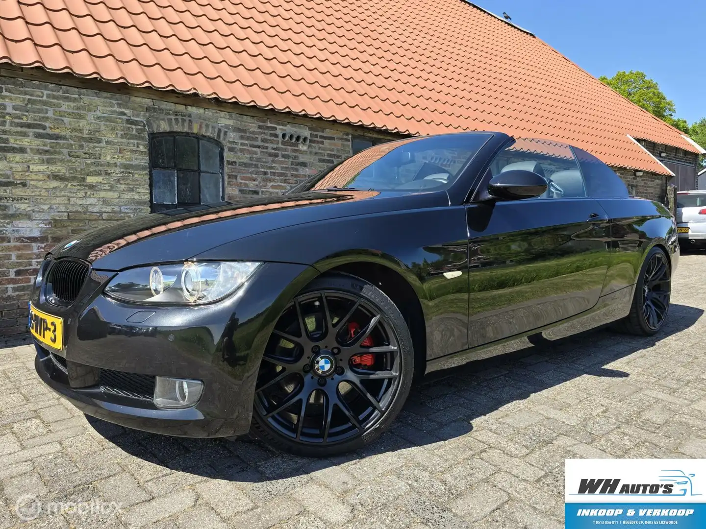 BMW 325 3-serie Cabrio 325d High Executive 140dkm Noir - 1