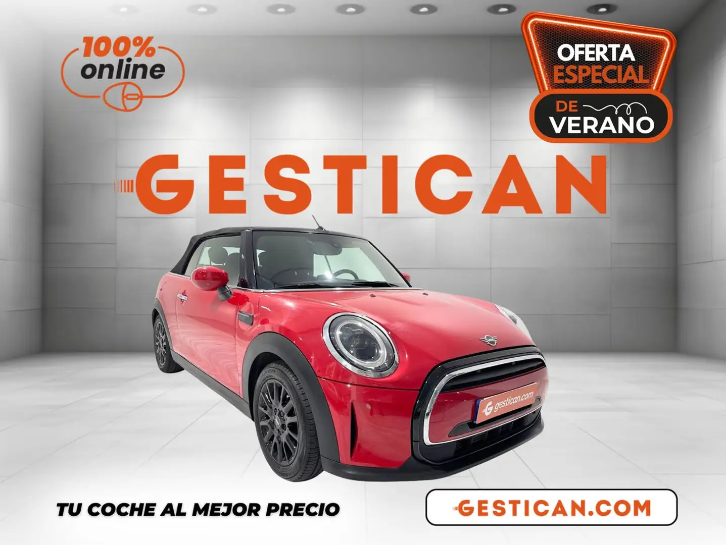 MINI Cooper Cabrio Aut. Rojo - 1