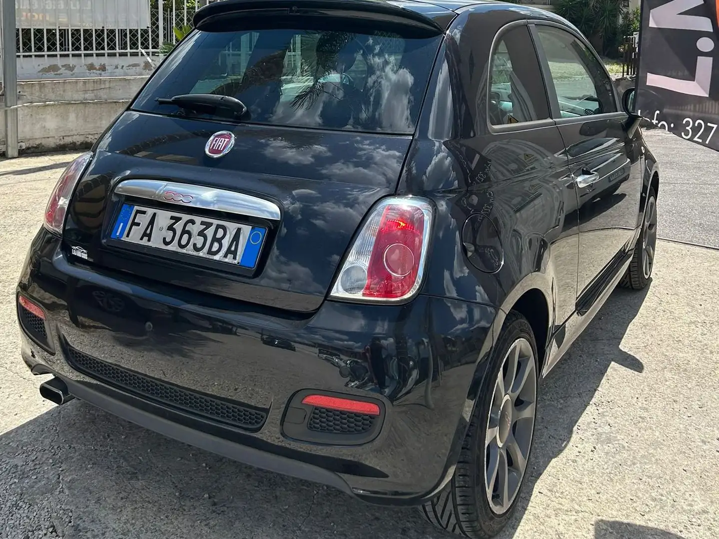 Fiat 500 500 1.2 S 69cv my14 Zwart - 2