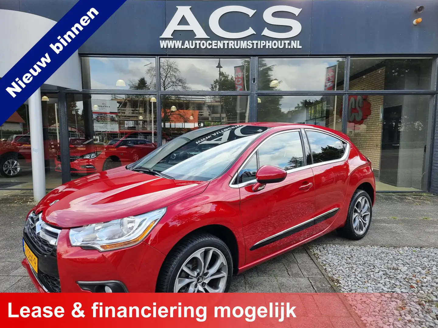 Citroen DS4 1.6 VTi So Chic | Leder sportint. | Comfortstoel | Rot - 1