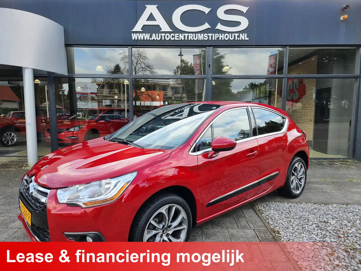 Citroen DS4 1.6 VTi So Chic | Leder sportint. | Comfortstoel | Rojo - 1