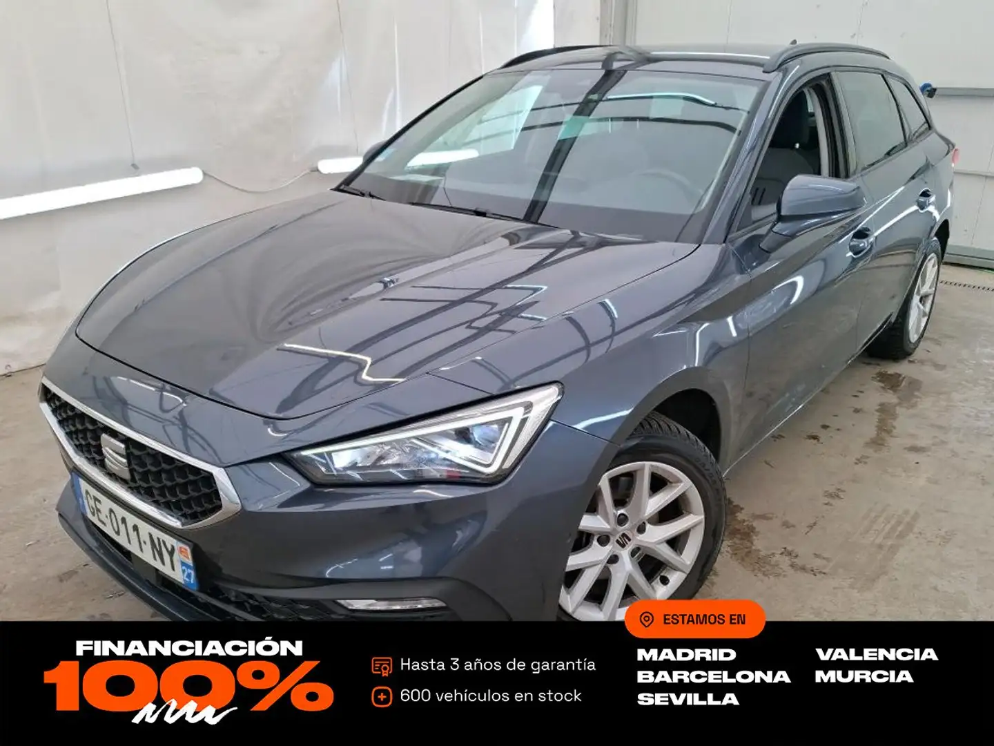 SEAT Leon 1.0 eTSI 81kW DSG-7 S&S Style Gris - 1