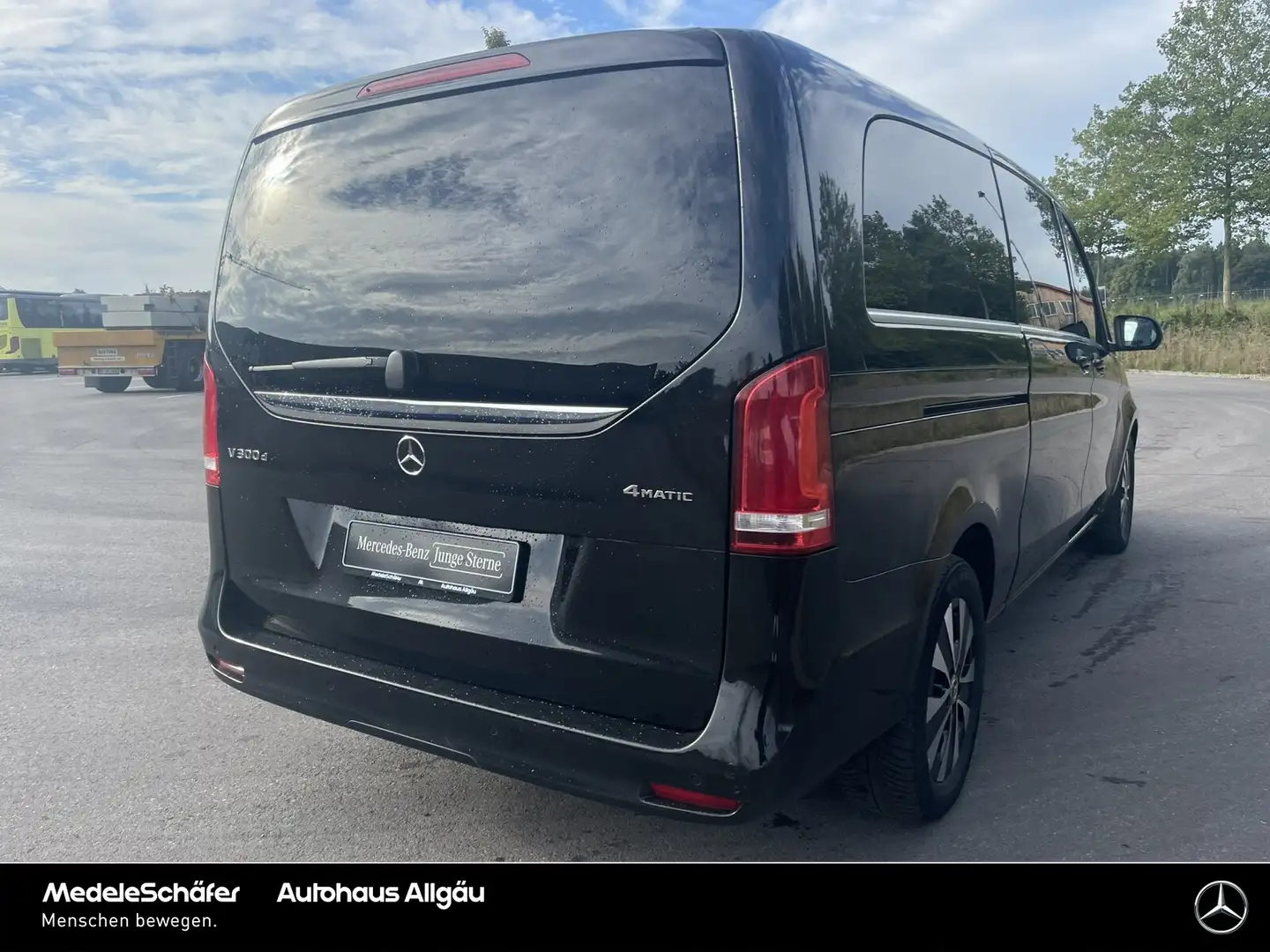 Mercedes-Benz V 300 V 300 d 4MATIC AVANTGARDE XXL EL TÜREN 8 SITZE 4m Schwarz - 2