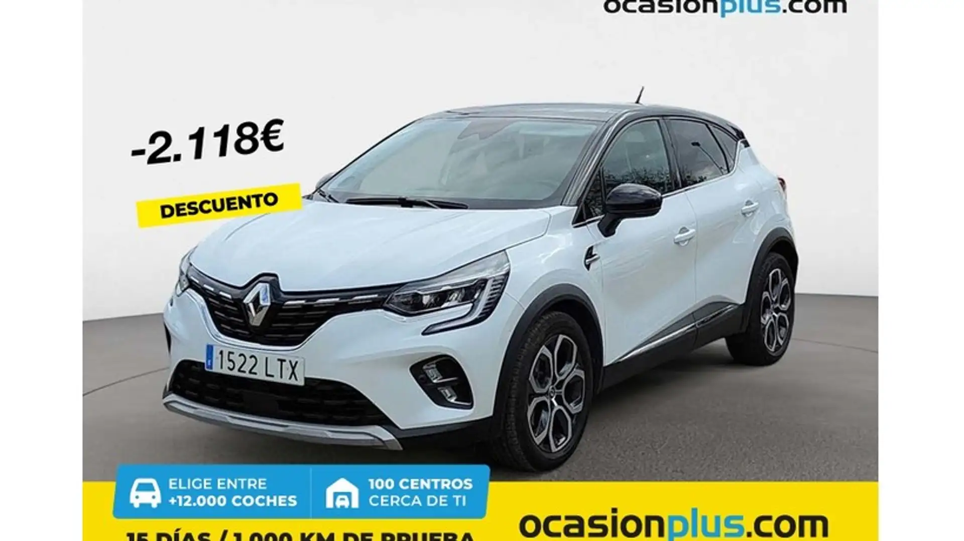 Renault Captur E-TECH Híbrido Enchufable Fast Track 117kW Blanco - 1