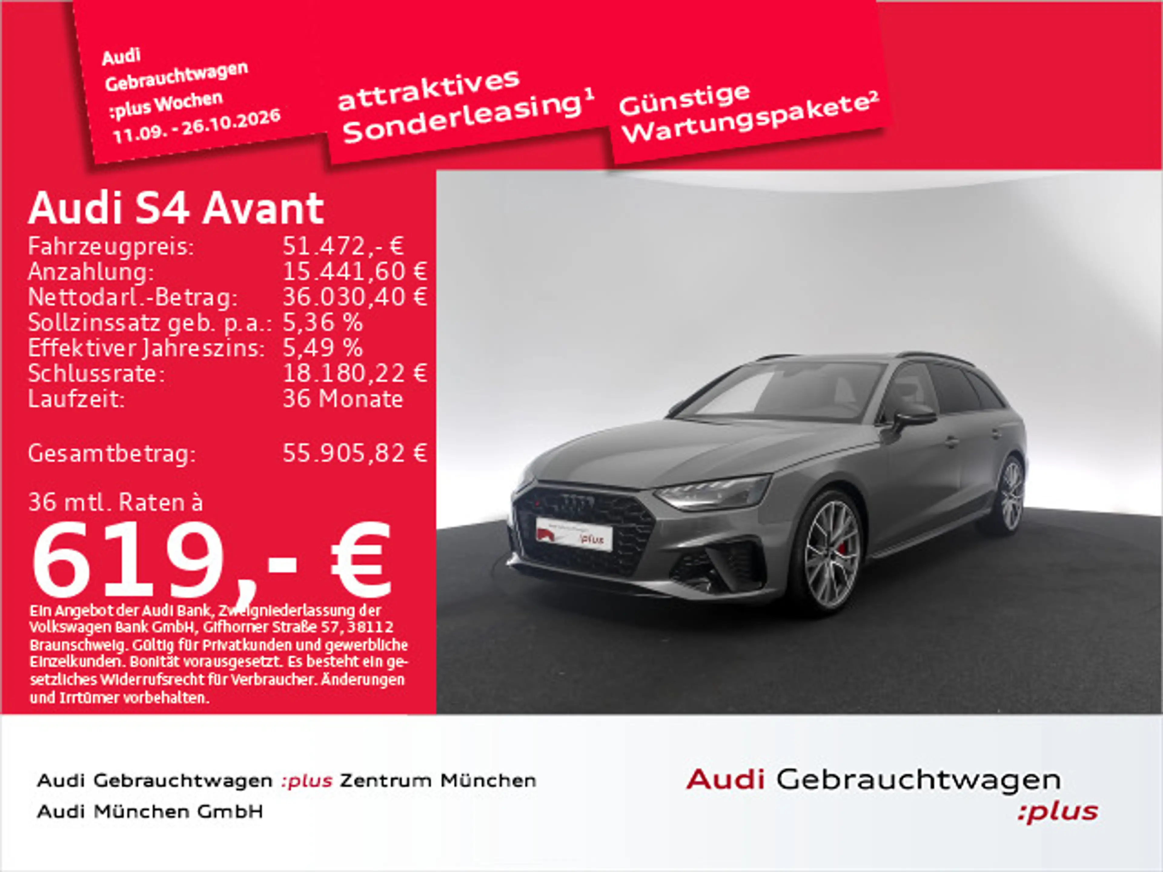 Audi S4 TDI Competition+ Pano/B&O/StdHzg