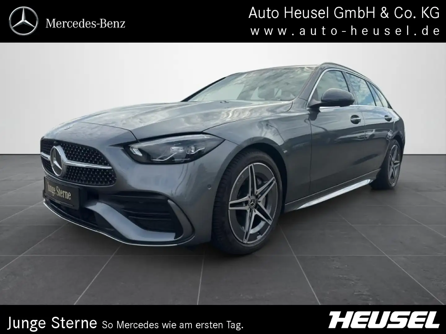 Mercedes-Benz C 300 d T AMG *Burmester-Sound*Winter-P*Advanc-P Gris - 1