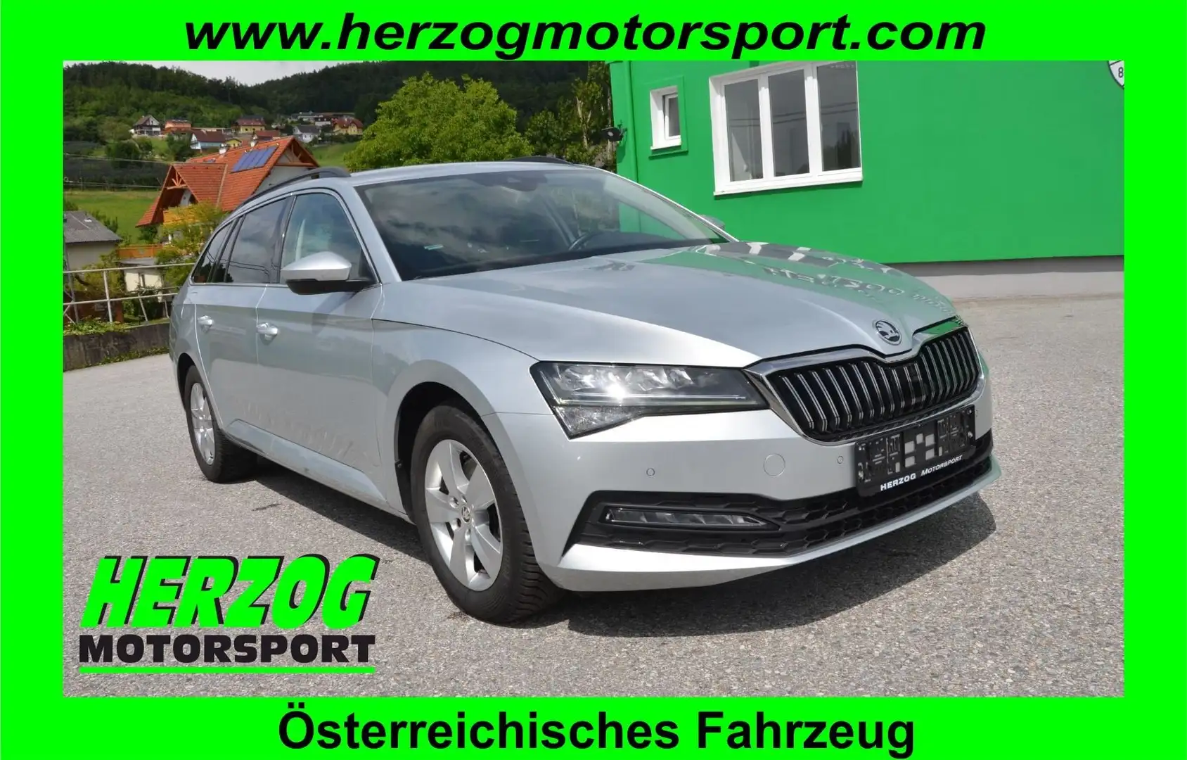 Skoda Superb Superb Kombi 2,0 TDI LED VIRTUAL NAVI 1. Besitz Silber - 1