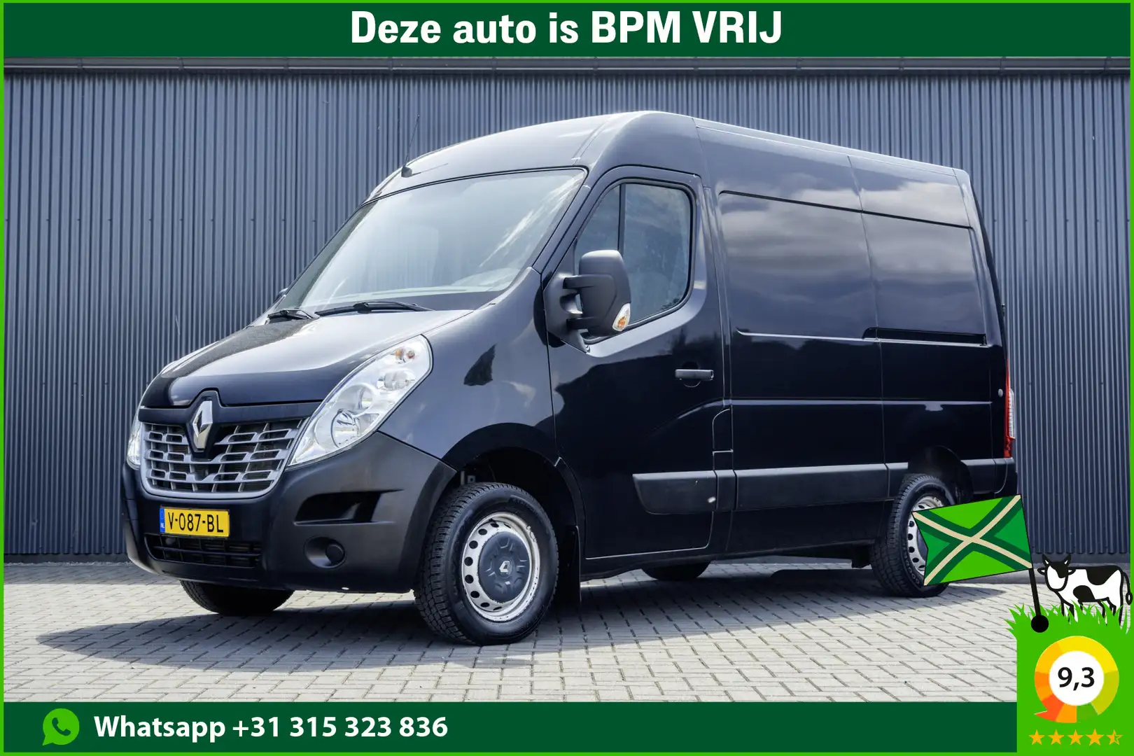 Renault Master 2.3 dCi | L1H2 | Navigatie | Cruise | Airco | Euro Zwart - 1