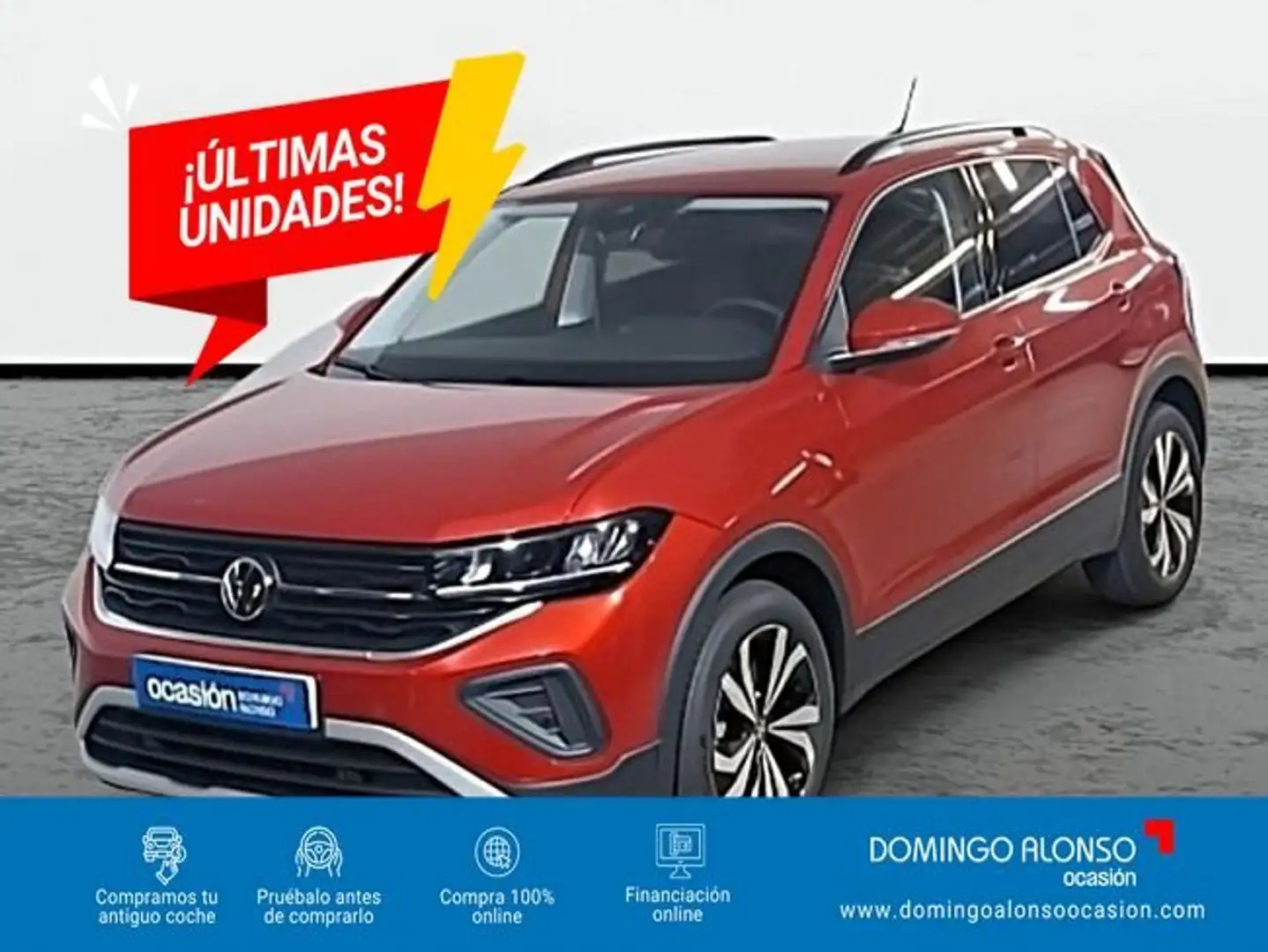 Volkswagen T-Cross 1.0 TSI Más 85kW Rojo - 1