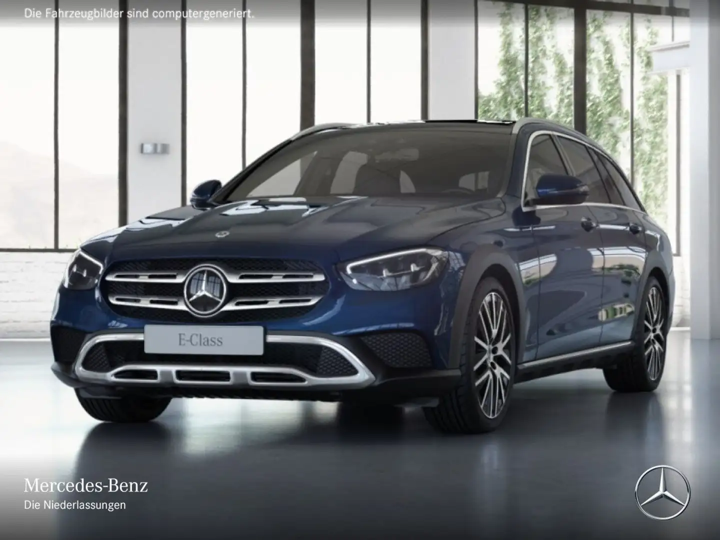 Mercedes-Benz E 220 d T 4M AVANTG+PANO+LED+STHZG+FAHRASS+KAMERA Blau - 2