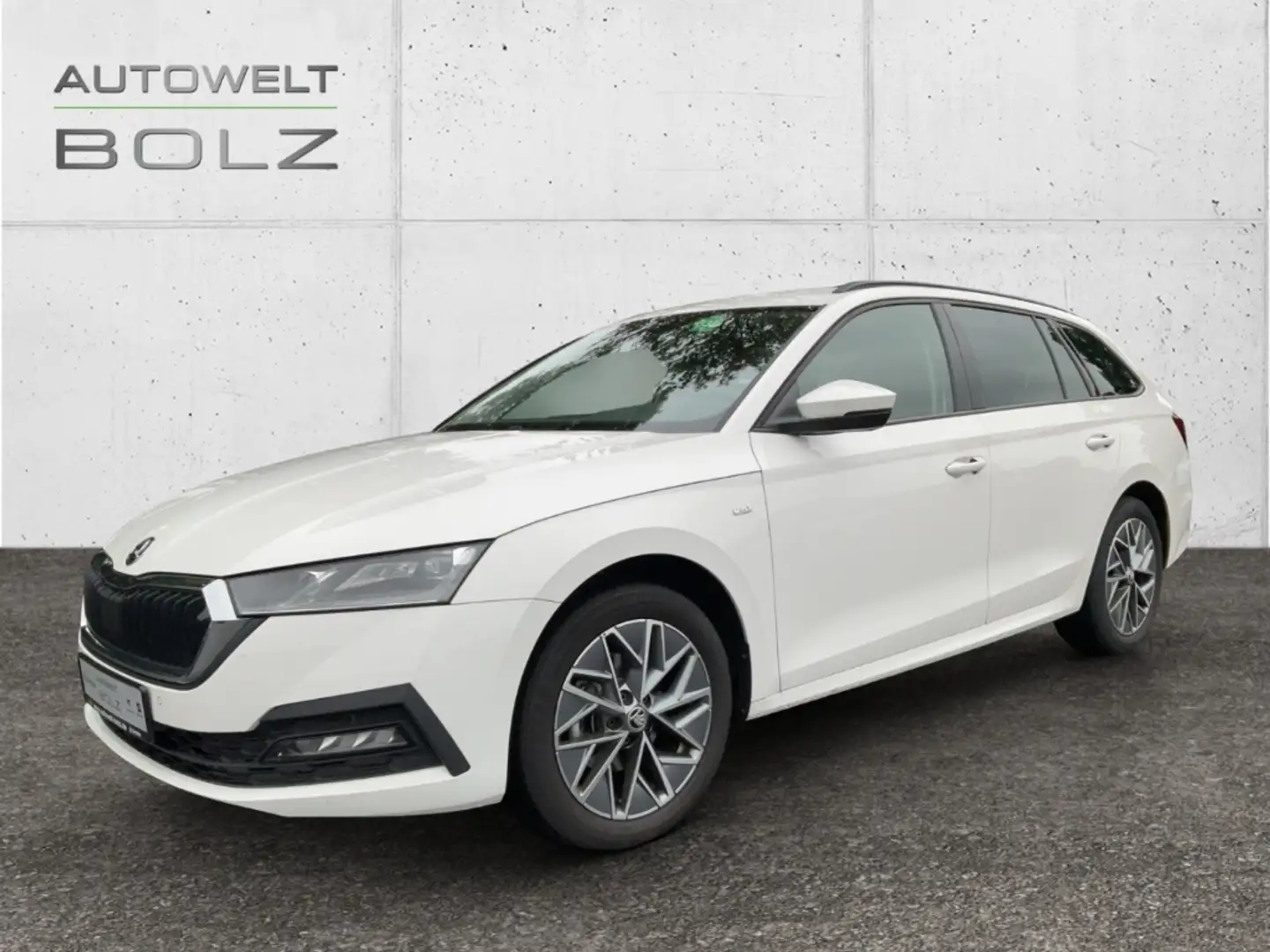 Skoda Octavia Combi Tour 2.0 TDI Navi DigiCock LED ACC El.Heckkl Blanc - 1