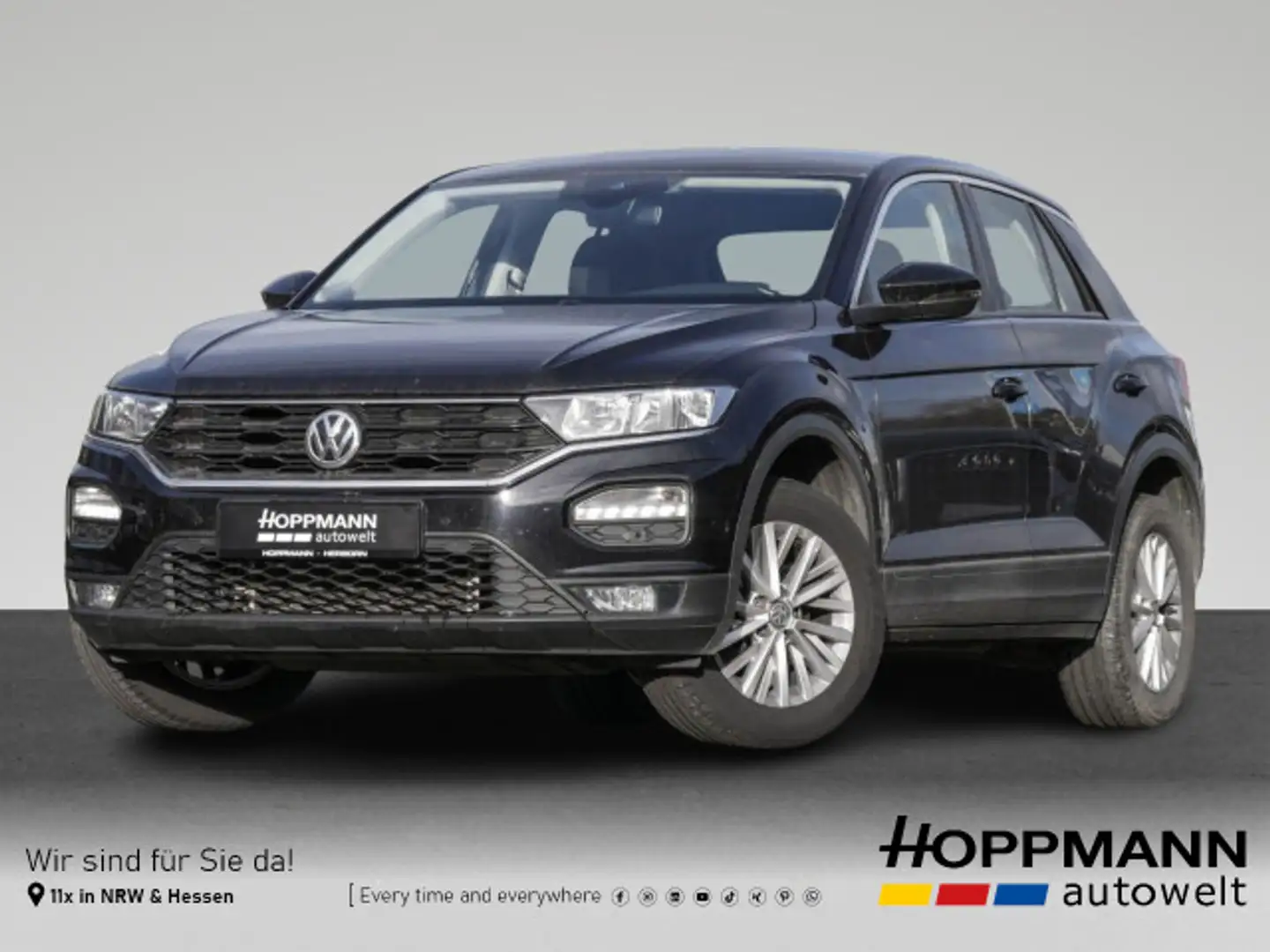Volkswagen T-Roc nza 1.0 TSI PDC Lane Assist DAB+ Garantie Schwarz - 1