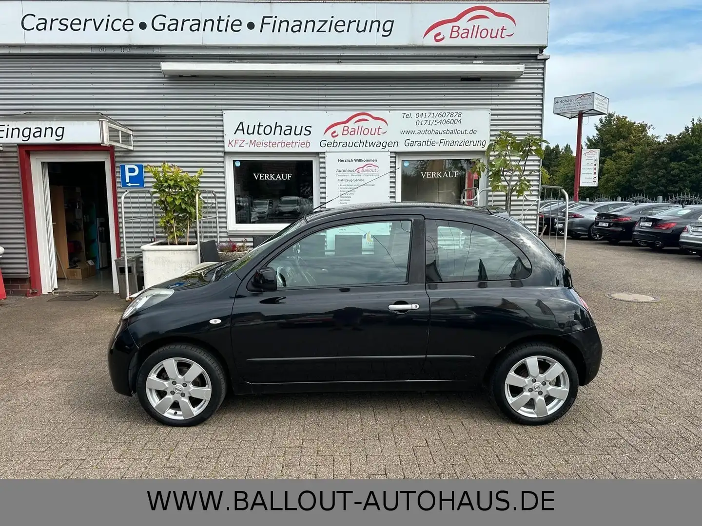 Nissan Micra I-Way*1.HAND*KLIMA*NAVI*TEMPO*GARANTIE* Schwarz - 1