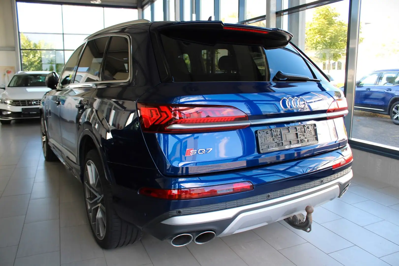 Audi SQ7 4.0 Q*PANO*B&O*HuD*360°*AIR*ALLRADLENK*LASER Kék - 2
