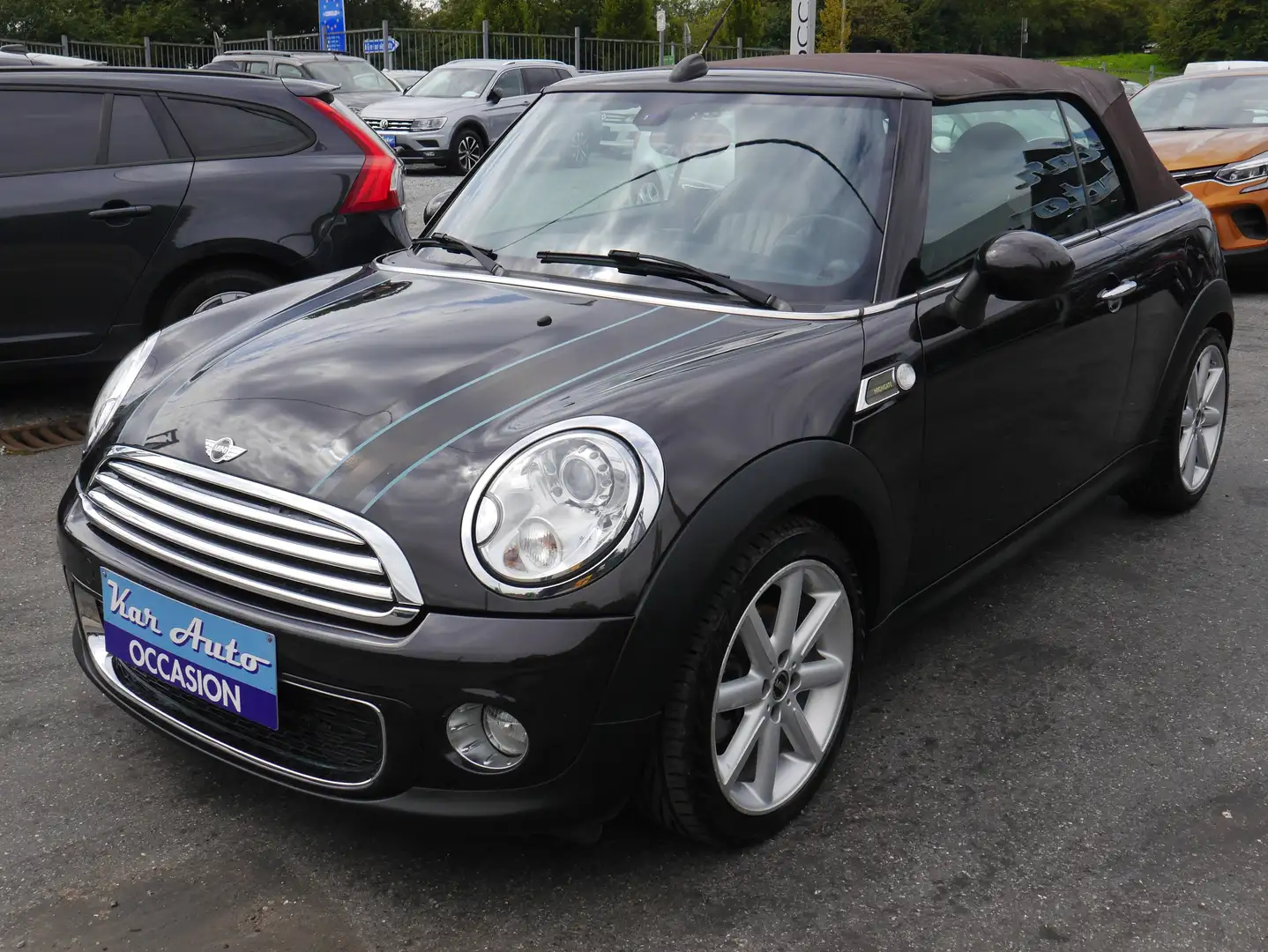 MINI Cooper D Cabrio Mini Cabriolet 1.6 D Cooper*CUIR*GPS* Noir - 2