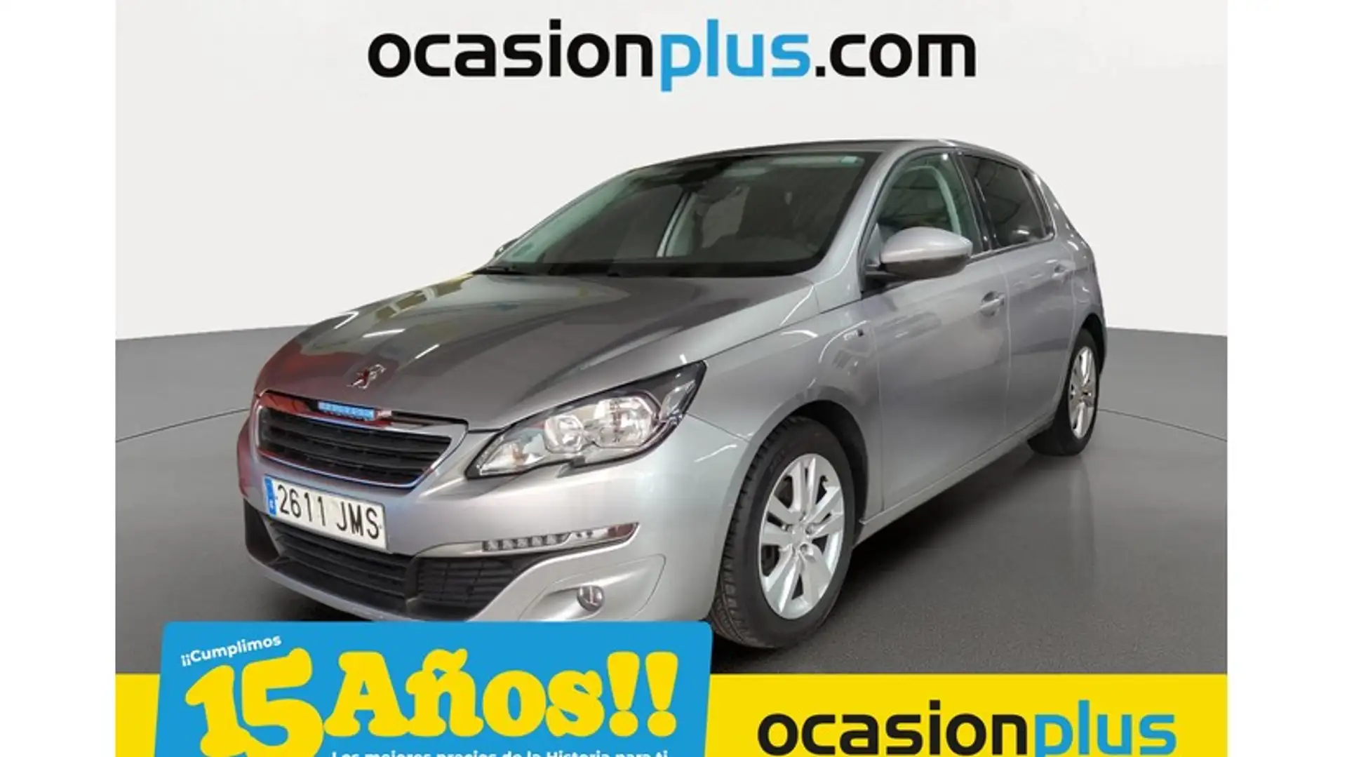 Peugeot 308 1.6 BlueHDi Style 120 Gris - 1