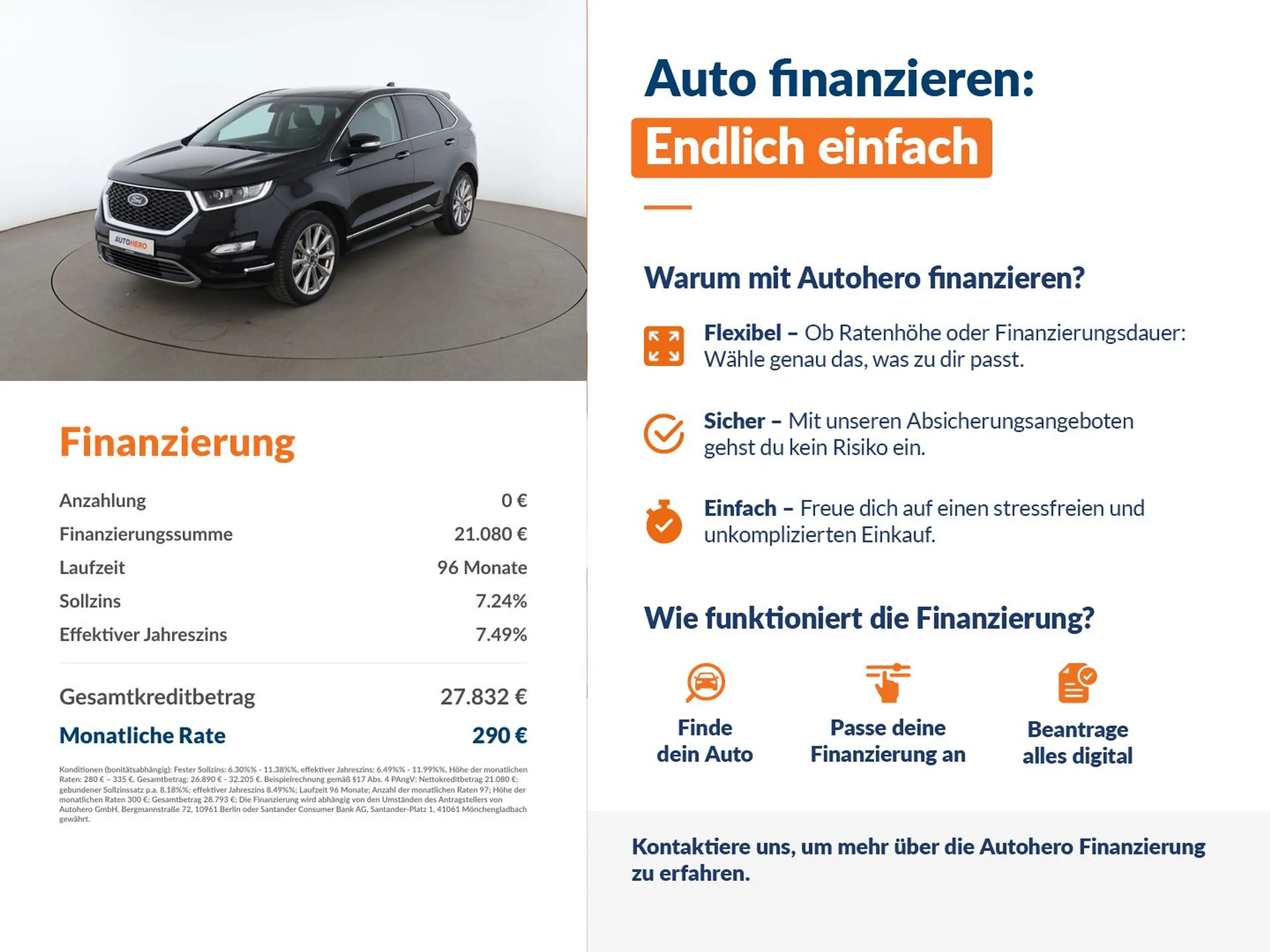 Ford Edge 2.0 TDCi Bi-Turbo Vignale 4x4 Aut*NAVI*LED*ACC*CAM — photo 2