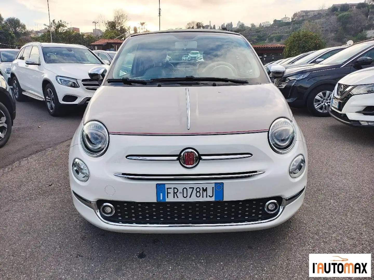 Fiat 500C C 1.3 mjt Lounge 95cv Weiß - 2