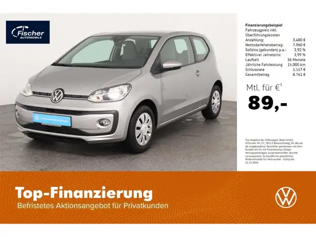 Volkswagen up! Up 1.0 MPI Move 5 Gg. Klima/Sitzheizung