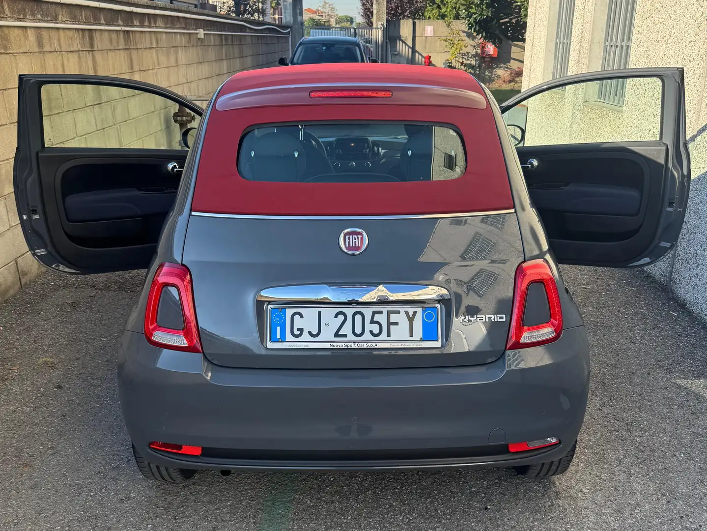 Fiat 500 500 III 2015 1.0 hybrid Hey Google 70cv Grigio - 1