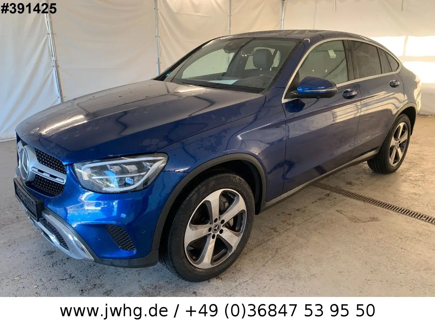 Mercedes-Benz GLC 300 4M Coupé LED 19" VirtCockp FahrAss+ 360K Blau - 1