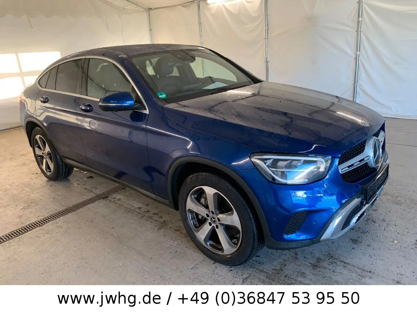 Mercedes-Benz GLC 300 4M Coupé LED 19" VirtCockp FahrAss+ 360K Blau - 2